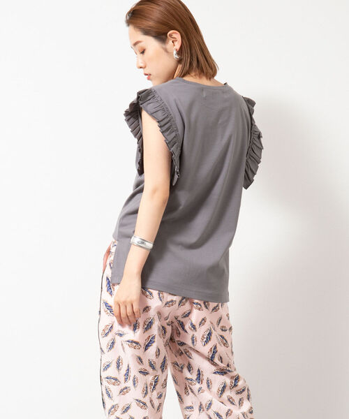 「Rie Miller」 半袖カットソー 38 アイボリー レディース