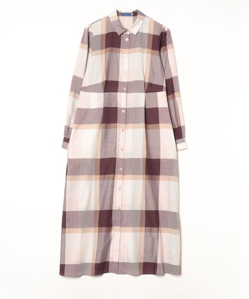 おこめつぶBURBERRY BLUE LABEL ベージュ ワンピース BURBERRY BLUE LABEL 「BURBERRY LABEL」 シャツワンピース 40