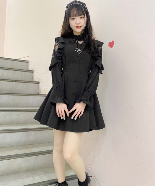 ROJITA ゆあてゃ ワンピース 長袖ver ❤︎ ゆあてゃ ワンピース 長袖ver. ❤︎