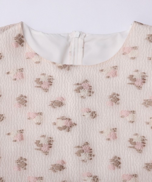 meraki メラキ フラワーボックスプリーツブラウス FREE フリー ピンク MERAKI ブラウス シャツ フラワーボックスプリーツブラウス レディース