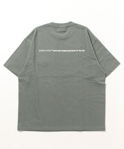 「DOUBLE STEAL」 半袖Tシャツ LARGE ブラック メンズ