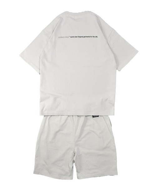 「DOUBLE STEAL」 半袖Tシャツ LARGE ブラック メンズ