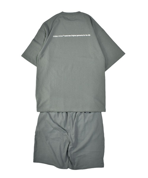 「DOUBLE STEAL」 半袖Tシャツ LARGE ブラック メンズ