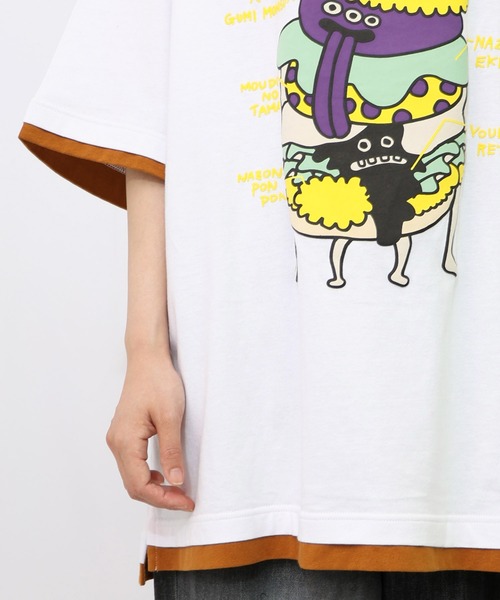 ScoLar Parity tシャツ 352128：パリティのネコとモンスター