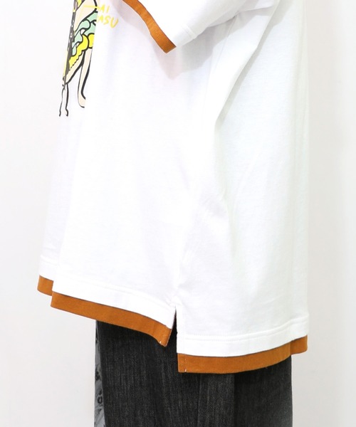 スカラー パリティ　 352128：パリティのネコとモンスター「くいしんぼう」T ScoLar Parity tシャツ 352128：パリティのネコとモンスター