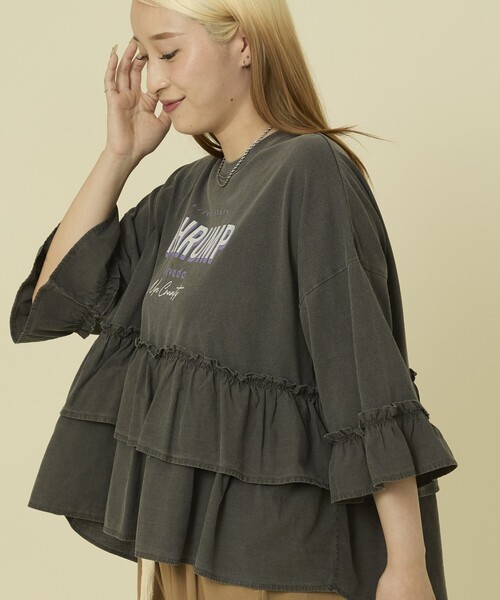 イエナ　ティアードフリル　カットソー　今期物 イエナ ティアードフリル カットソー 今期物 イエナ ティアードフリル