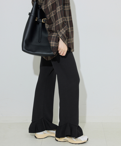 シースルー黒パンツ スローブイエナ