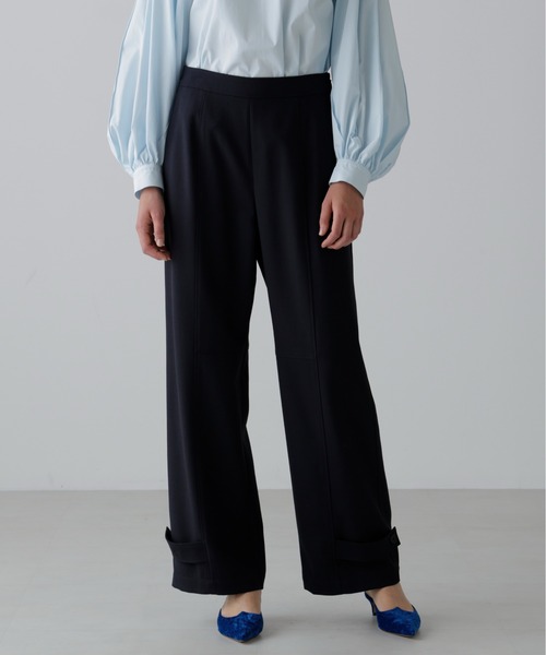 新品★ Noble ウールギャバスラックスパンツ Noble（ノーブル）の「《追加》ウールギャバスラックスパンツ