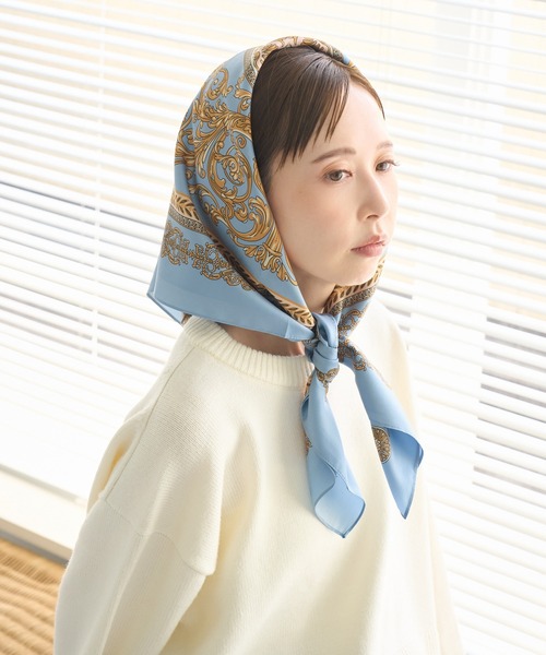 ROPE' PICNIC（ロペ ピクニック） スカーフ バンダナ 90×90 アソート