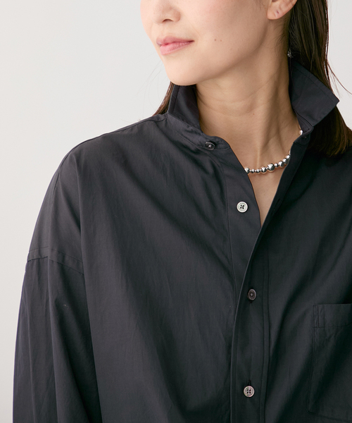 TICCA（ティッカ） ブラウス シャツ プレミアムスクエアビッグシャツ