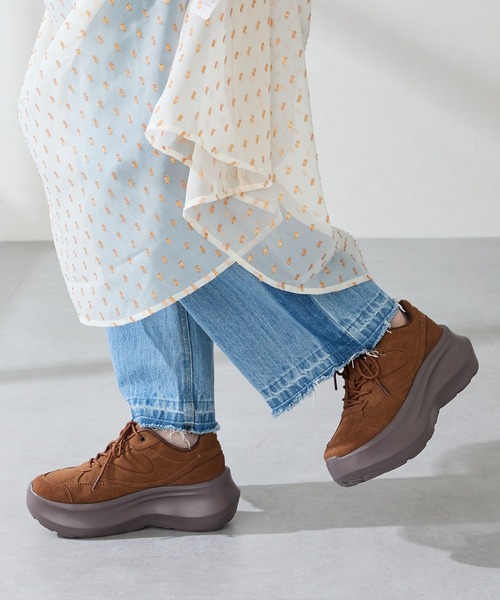 ORiental TRaffic スニーカー 2025秋冬新作 スエードボリュームソール