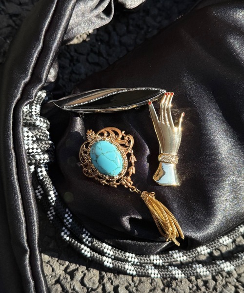 ブローチ 3set vintage like brooch「2025」/ ヴィンテージライク