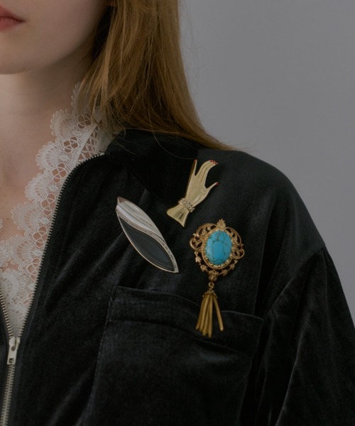 ブローチ 3set vintage like brooch「2025」/ ヴィンテージライク