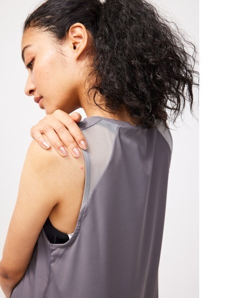 「NERGY」 ノースリーブトップス FREE ブラック レディース_画像5