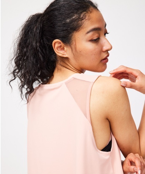 「NERGY」 ノースリーブトップス FREE ブラック レディース_画像7