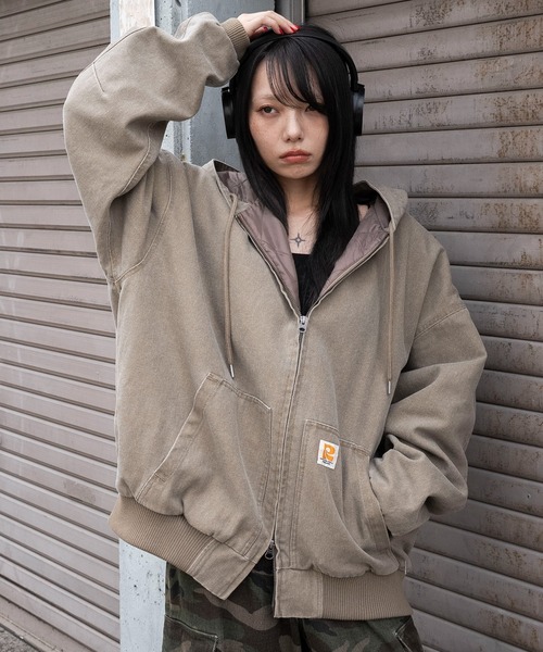 WEGO（ウィゴー） ブルゾン アウター WEGO/ワーカーズキルトフード