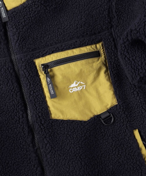 「CAMP7」 ブルゾン M オフホワイト メンズ_画像6