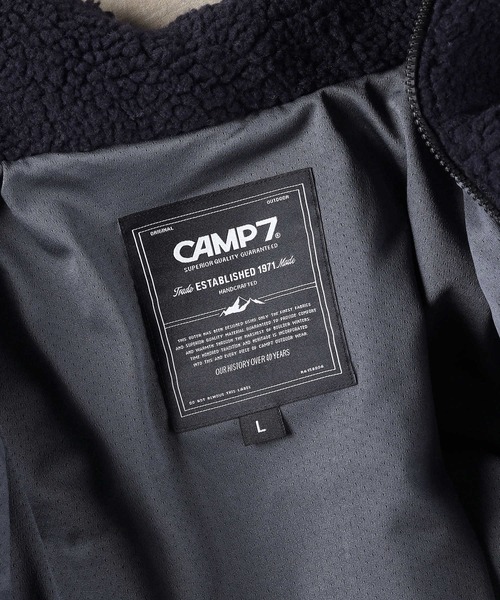 「CAMP7」 ブルゾン M オフホワイト メンズ_画像9