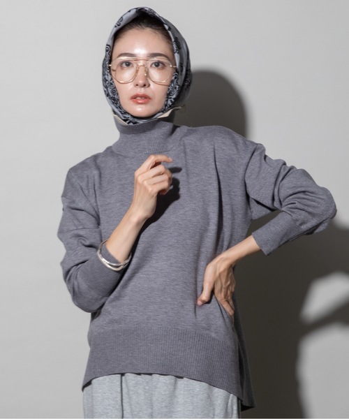 ニット セーター 襟付きタートルニット レディース : ZOZOTOWN Yahoo