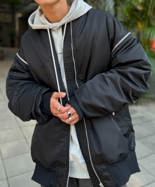 「LEANN MOMENT」 ブルゾン フリー カーキ レディース_画像2