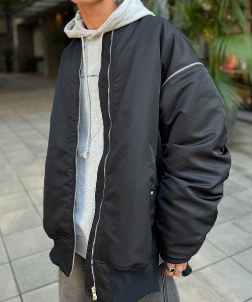 「LEANN MOMENT」 ブルゾン フリー カーキ レディース_画像5