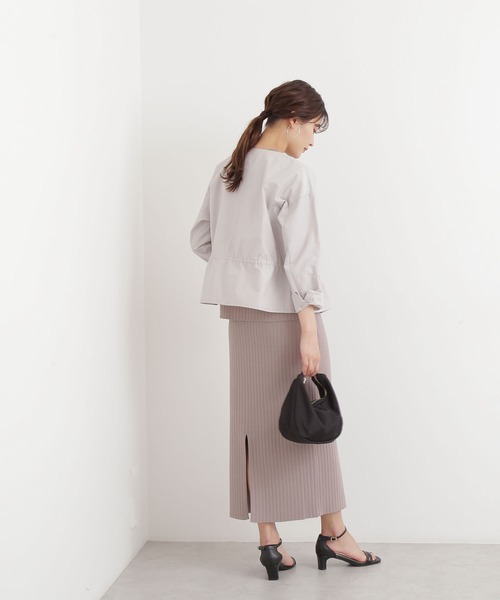 「NATURAL BEAUTY BASIC」 ブルゾン SMALL グレー レディース_画像5