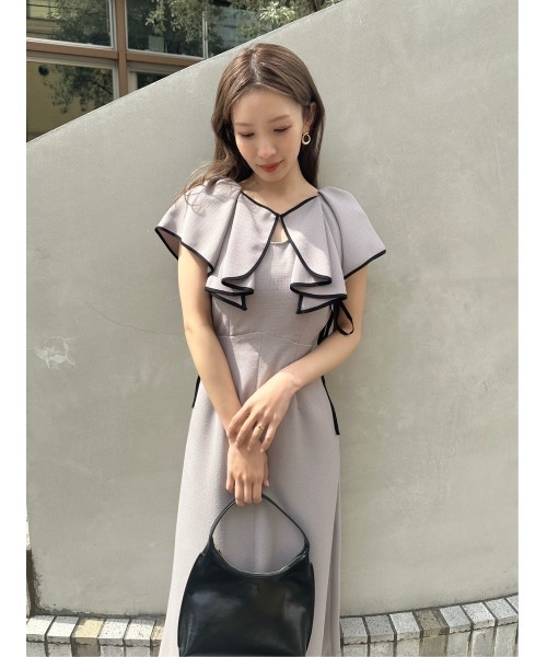 SNIDEL（スナイデル） ノースリーブワンピース 0 グレー レディース