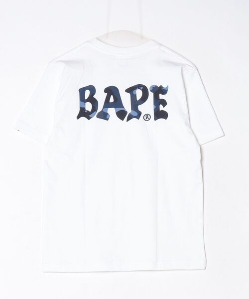 tシャツ COLOR CAMO BAPE LOGO TEE レディースの画像
