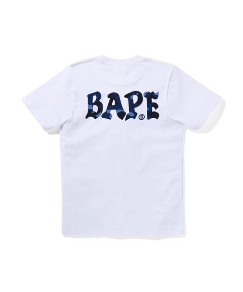 tシャツ COLOR CAMO BAPE LOGO TEE レディースの画像
