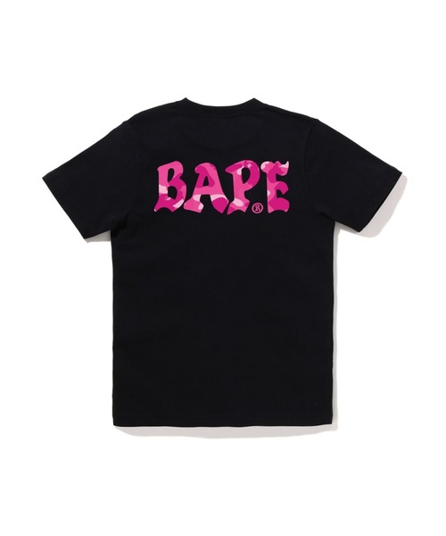 tシャツ COLOR CAMO BAPE LOGO TEE レディースの画像