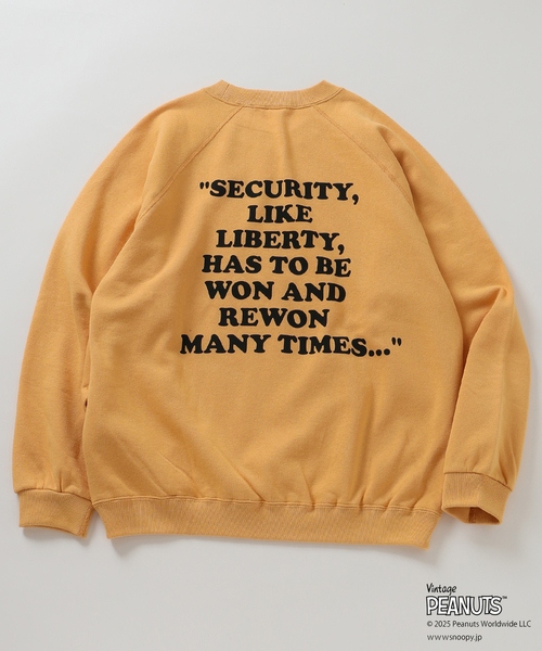 Vintage PEANUTS トレーナー スウェット PEANUTS / ピーナッツ 別注
