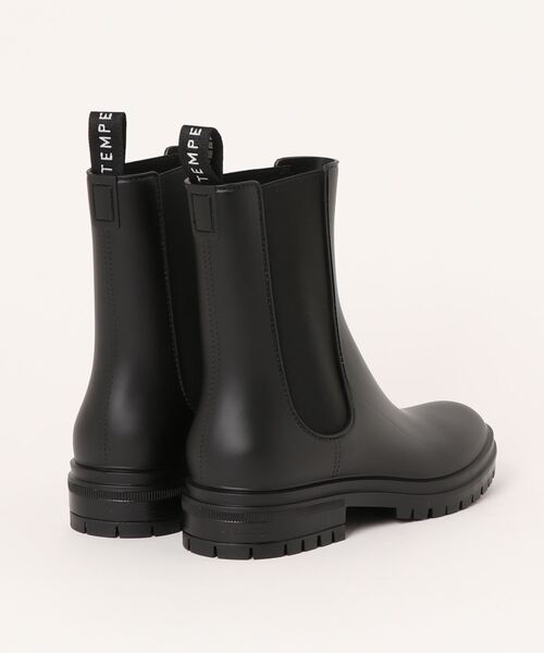 「TEMPERATE」 レインブーツ 38 ブラック レディース_画像2