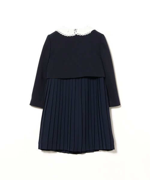 こども ビームス ワンピース セレモニー プリーツ ワンピース + ボレロ