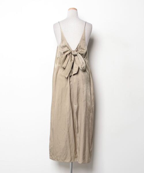 「nitca」 キャミソールワンピース FREE ベージュ レディース_画像2