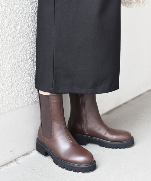 SHIPS Colors（シップスカラーズ） ブーツ SHIPS Colors:サイドゴア