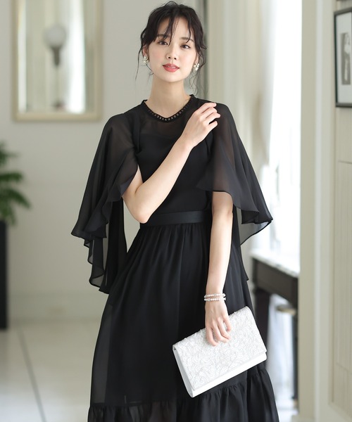 「PourVous」 ノースリーブワンピース L グリーン レディース_画像7