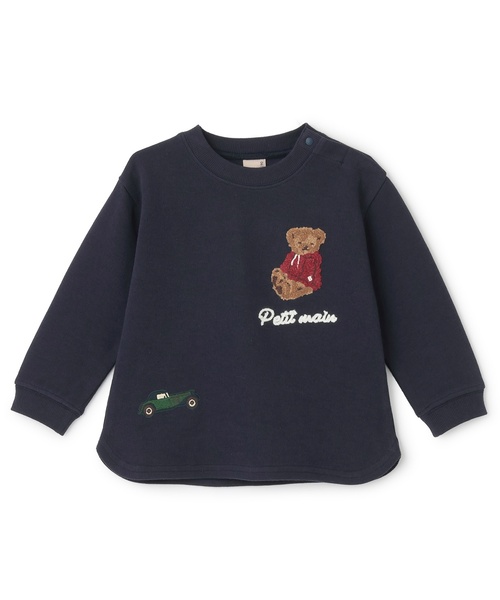 petit main tシャツ 接結くまさがら長袖Tシャツ キッズ 子供服 男の子