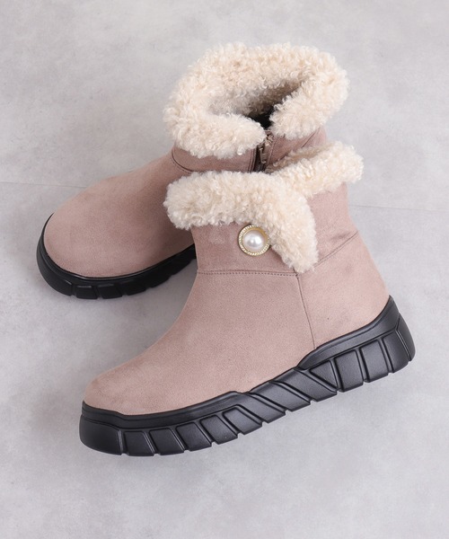 アルテミス by ダイアナ（artemis by DIANA）/【25秋冬新作】スニーカーソール　ボア切替えムートンブーツ artemis by DIANA（アルテミス by ダイアナ） ブーツ スニーカーソール