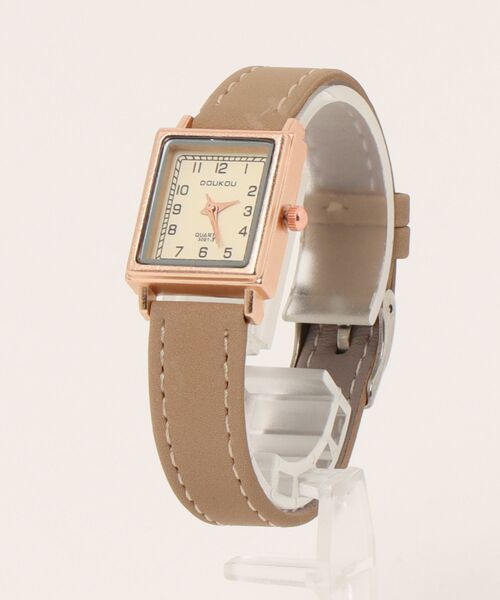 腕時計 「 ammy. / エイミードット 」 ムード スクエア レザー