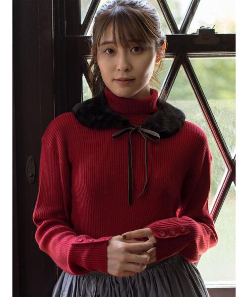 Samansa Mos2（サマンサモスモス） ニット セーター 「ゆべし×Samansa