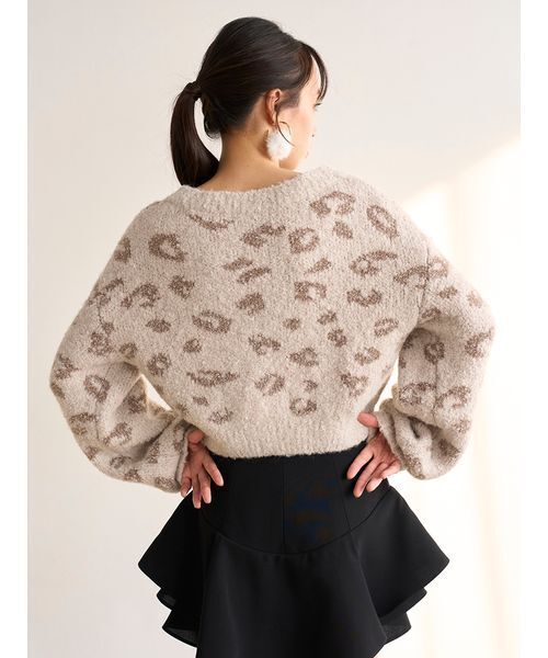 SNIDEL（スナイデル） カーディガン ビジューリボンショート