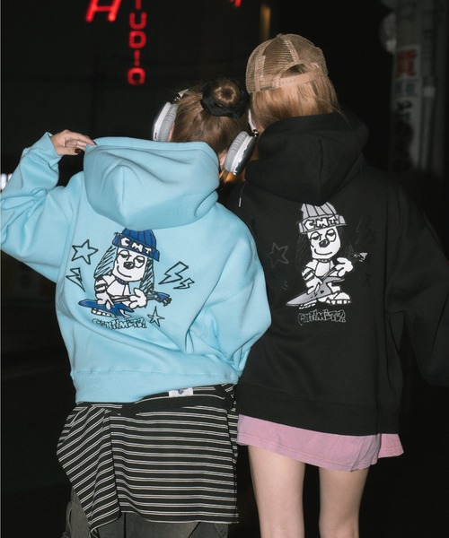 centimeter（センチメーター） パーカー 裏起毛 Rock'n ruler hoodie