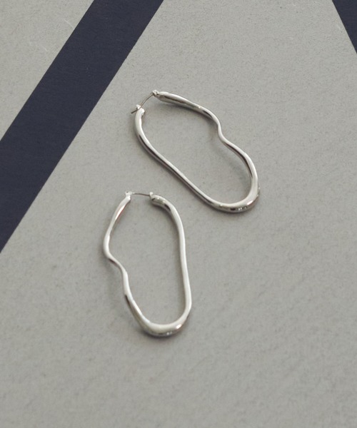 「GOLDY」 ピアス（両耳用） FREE シルバー レディース_画像2