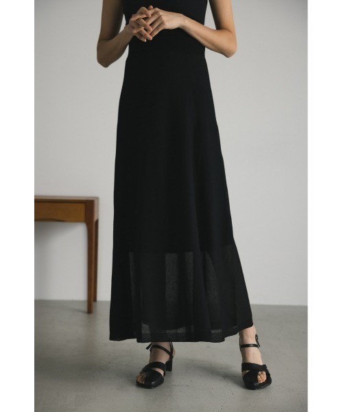 「STYLEMIXER」 フレアスカート MEDIUM グレー レディース_画像2