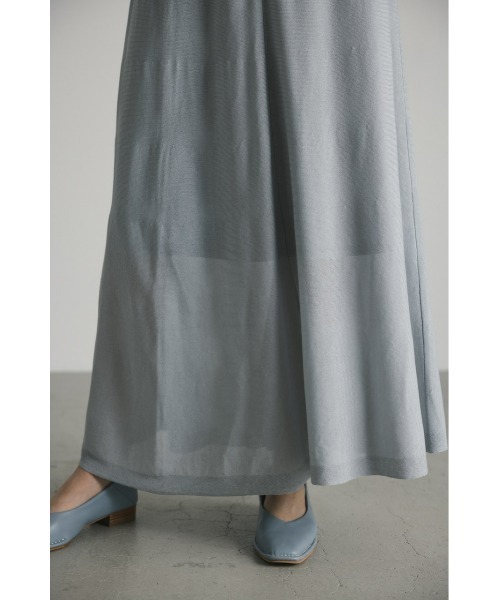 「STYLEMIXER」 フレアスカート MEDIUM グレー レディース_画像6