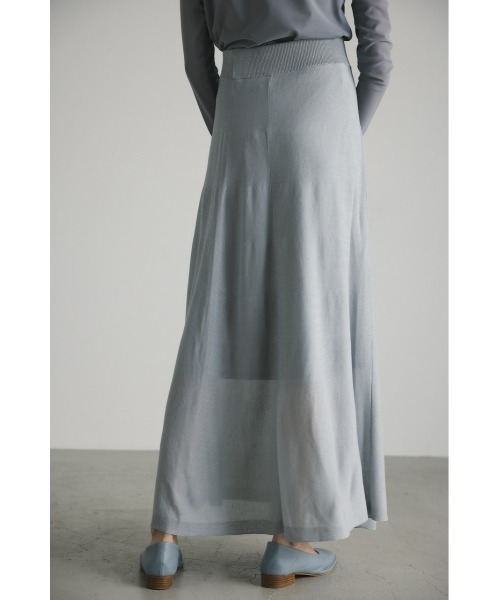「STYLEMIXER」 フレアスカート MEDIUM グレー レディース_画像7
