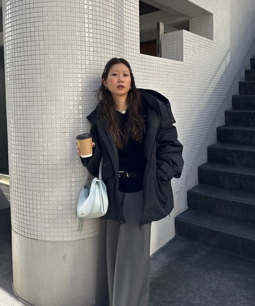 Ameri（アメリ） tシャツ CROSS LAYERED FLOCKY TULLE TOP レディース
