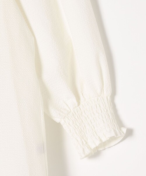 「SHIPS any」 長袖ブラウス ONE SIZE パープル レディース_画像7