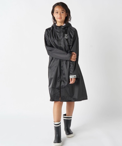 archivio フード付きレインコート グレー　36 美品 ax-20_top_new.jpg