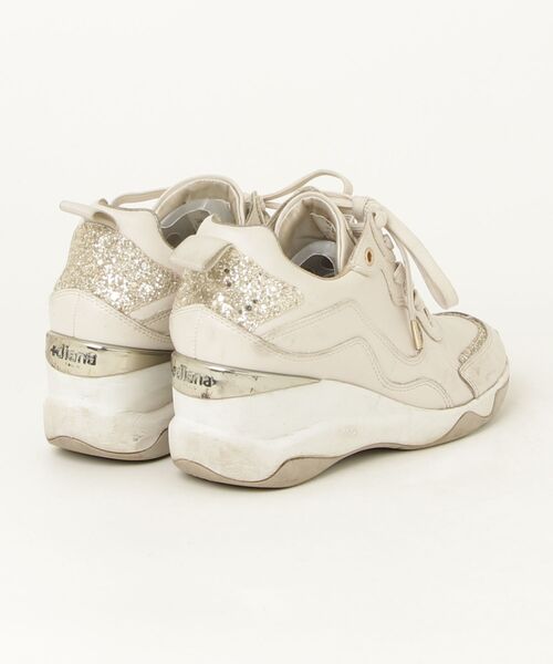 「+diana」 ローカットスニーカー 22.5cm ホワイト レディース_画像2